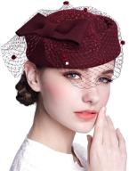 oridoor british pillbox wedding fascinator: exquisite women's accessories for special occasions logo