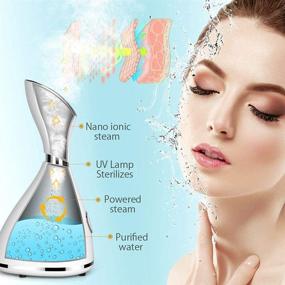 img 1 attached to Revitalize Your Skin with the Steamer Face Cleaning Humidifier: Say Goodbye to Blackheads and Bring out the Best with Stainless Technology!