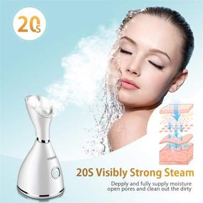img 3 attached to Revitalize Your Skin with the Steamer Face Cleaning Humidifier: Say Goodbye to Blackheads and Bring out the Best with Stainless Technology!