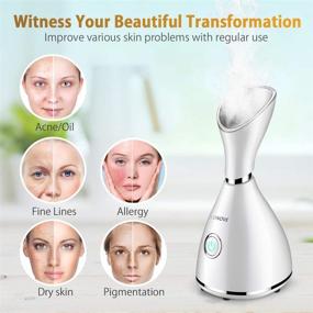 img 2 attached to Revitalize Your Skin with the Steamer Face Cleaning Humidifier: Say Goodbye to Blackheads and Bring out the Best with Stainless Technology!