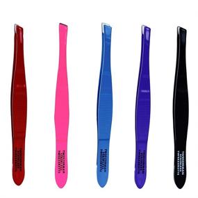 img 3 attached to ✨ Tweezerman Slant Tip Tweezerette: Versatile Colorful Precision Tool for Perfect Grooming