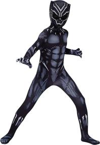 img 1 attached to 🎃 YUNFENG Halloween Superhero Bodysuit Costumes