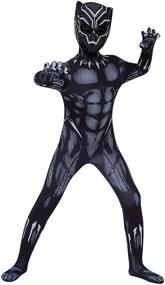 img 2 attached to 🎃 YUNFENG Halloween Superhero Bodysuit Costumes