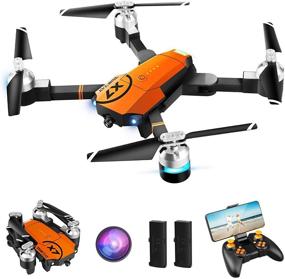 img 4 attached to 🚁 ZENFOLT WiFi FPV Drone with 1080P HD Camera for Adults, Live Video RC Quadcopter Kids Toys Gifts for Beginner with Gravity Sensor, Waypoints Functions, Headless Mode, One Key Take Off/Landing, Altitude Hold