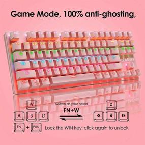 img 3 attached to Mechanical Gaming Keyboard Anti Ghosting Backlit PlayStation 4