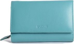 img 3 attached to 👜 SADDLER Women's Leather Medium Trifold Handbag Wallet Combo for Optimal SEO