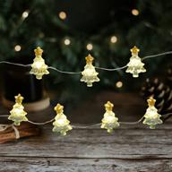 christmas tree string lights - 10ft, 30 led indoor fairy lights with remote, usb & battery operated, dimmable, 8 lighting modes - holiday decor and xmas tree twinkle lights логотип