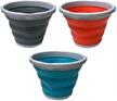collapsible bucket 12 5 dia colors logo