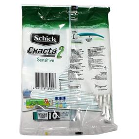 img 3 attached to 🪒 Schick Exacta2 Sensitive Disposable Razor, 10 Count (1Pack) - Gentle Hair Removal for Sensitive Skin