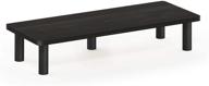 🖥️ furinno turn-n-tube monitor riser stand: sleek espresso/black design for enhanced workspace ergonomics logo