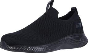 img 1 attached to Skechers Mens Solar Loafer Black