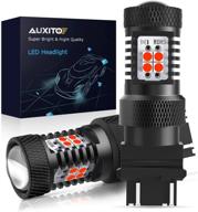 auxito brilliant red 3056 3057 3156 3157 14-smd 3030 наборы микросхем светодиодные лампы с проектором для стоп-сигнала задний фонарь сигнал поворота мигатели логотип