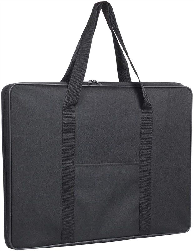 TRANSON Art Portfolio Case Artist Backpack Canvas Bag Large 26 x 19.5Black  Color  Review 