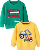 trendy and comfy: ali sea sweatshirts toddler pullover - ideal boys' clothing in sweaters logo