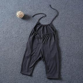 img 3 attached to 👧 Darkyazi Backless Jumpsuit for Toddler Girls - Stylish Clothing