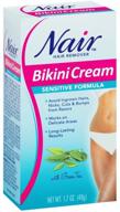 nair sensitive bikini cream hair remover - 1.7 oz: buy 3 units online logo