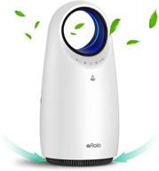 large room air purifier for home office up to 430ft² | afloia air cleaner with efficient 3- stage 🌬️ h13 hepa filtration to remove odor, smoke, pet dander | ultra-quiet 24 db operation, 3 speeds & optional night light logo