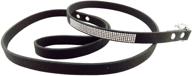 🐾 jwpc bling rhinestone dog leash - sparkling 4 ft long &amp; 5/8&#34; wide - perfect leash for training, walking, and running with medium small dogs/cats logo