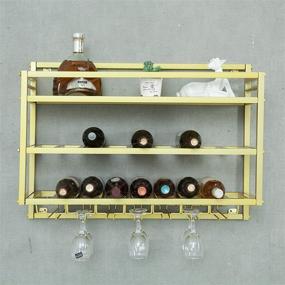 img 3 attached to Wall Mounted Bottles Storage Organizer Restaurant