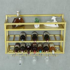 img 1 attached to Wall Mounted Bottles Storage Organizer Restaurant