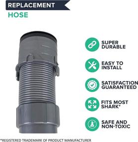 img 3 attached to Crucial Vacuum Floor Nozzle Hose Replacement - Parts Compatible with Shark Navigator 193FFJ - Fits NV350, NV351, NV352 - 1 Pack