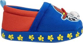 img 1 attached to Adorable Paw Patrol Marshall Slipper Toddler Boys' Shoes - Cozy & Comfortable!