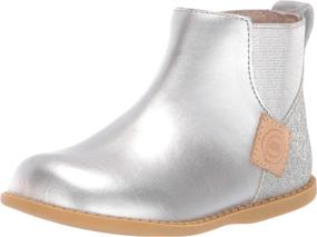 img 1 attached to Livie Luca Toddler Little Shimmer Girls' Shoes