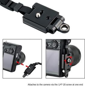 img 2 attached to 📷 Hand Grip Strap for Canon EOS R5 R6 R RP M5 M6 M50 II, Nikon Z fc Zfc Z5 Z6II Z7II Z6 Z7 Z50, Fujifilm Fuji XS10 XPro3 XH1 XT4 XT30, Panasonic S5 S1 S1R S1H, G100 G95 G85 G9 G7 - Mirrorless Camera Accessories