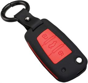 img 4 attached to SANRILY Flip Key Audi Case