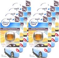 🚗 fresher rides ahead: febreze car vent clips 8-pack, smoke odor eliminator with fresh citrus scent logo