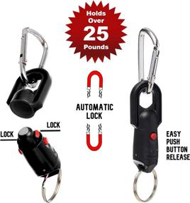 img 3 attached to 🔑 Magnetic Quick Release Keychain - Key Wonder: Ultra Strong Safety Lock, Holds Up to 25 Pounds+