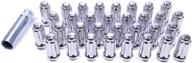 🦍 gorilla automotive 26105ht small diameter duplex acorn chrome 8 lug kit (14mm x 2.00 thread size) - set of 32 логотип