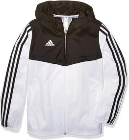 img 4 attached to 👦 adidas Boys' Tiro Windbreaker: Ultimate Protection and Style