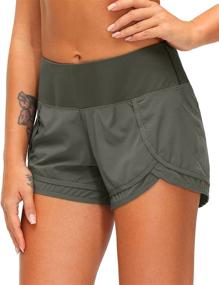 img 3 attached to 🏃 Quick-Dry 3 Inch Women's Running Shorts with Zipper Pocket for Workout & Athletic Gym