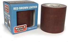 img 3 attached to Revive and Restore with Match 'N Patch Realistic Red Brown Leather Repair Tape