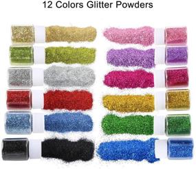 img 1 attached to Набор для самодельных неоновых стаканов "Tumbler Turner Kit for DIY Glitter Tumblers - Craft Tumblers Sntieecr Cup Spinner с деревянным вертелом, инструментом для удаления пузырьков и эпоксидными инструментами