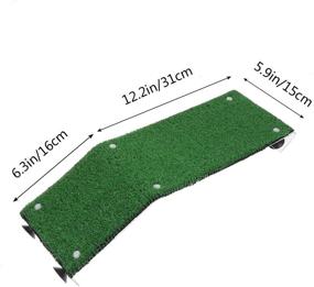 img 1 attached to 🐢 POPETPOP Turtle Ramp - Turtle Basking Platform for Aquariums & Tanks - Tortoise Climbing Platform with Lifelike Grass Ladder (Small)