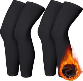img 4 attached to Cycling Warmers Thermal Compression Sleeves