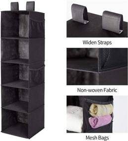 img 2 attached to MustQ Hanging Organizer Storage 5 Shelves Storage & Organization