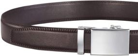img 1 attached to 👔 Men's Automatic Ratchet Leather Belt