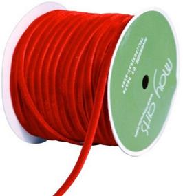 img 1 attached to May Arts Velvet Ribbon Yards Red