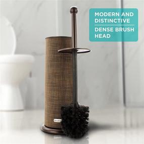 img 2 attached to Premium Metallic Toilet Brush with Long Handle, Deep Cleaning, Stylish Modern Design - Brookstone BKH1373