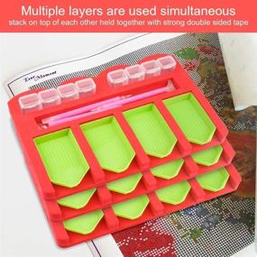 img 2 attached to 💎 Diamond Painting Boat Drill Tray Organizer: Easy DIY Kits for Adults, Kids & Women with Diamond Painting Pen Tools