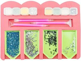 img 3 attached to 💎 Diamond Painting Boat Drill Tray Organizer: Easy DIY Kits for Adults, Kids & Women with Diamond Painting Pen Tools