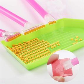 img 1 attached to 💎 Diamond Painting Boat Drill Tray Organizer: Easy DIY Kits for Adults, Kids & Women with Diamond Painting Pen Tools