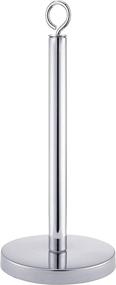 img 1 attached to 🧻 SunnyPoint Heavy-Duty Paper Towel Holder Stand Dispenser with Stainless Steel Base - Fits Standard & Jumbo-Sized Paper Towels, Chrome