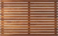 🛀 bare decor zen spa shower mat in solid teak wood and oiled finish - 31.5" x 19.5 логотип