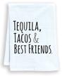 dishcloth tequila friends kitchen cloth logo