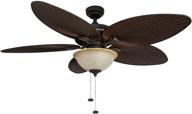 🌴 honeywell ceiling fans 50202 palm island in bronze: enhance your space with tropical comfort логотип