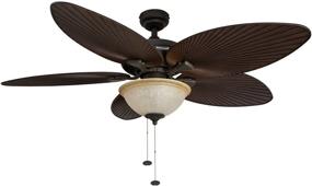 img 3 attached to 🌴 Honeywell Ceiling Fans 50202 Palm Island in Bronze: Enhance Your Space with Tropical Comfort